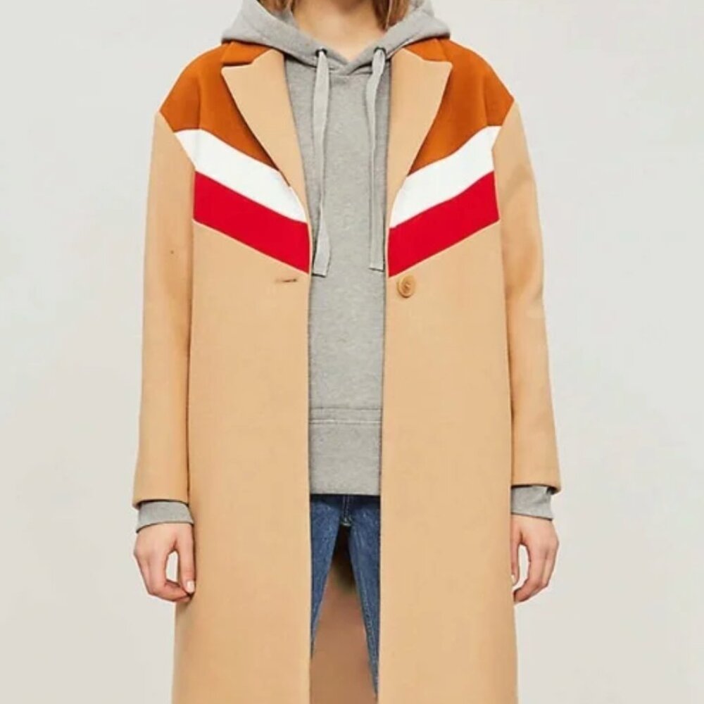 Maje Colorblock Coat
